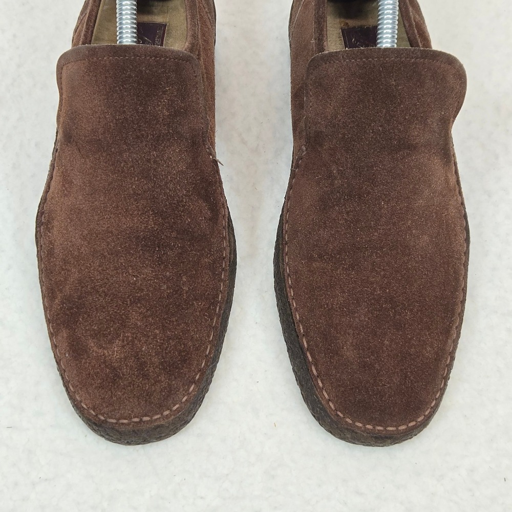 Vintage Lord Bacher Men's‎ Suede Chukka Loafers Size 7.5(40) Made in Italy - Picture 6 of 12